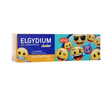 Elgydium Emoji Gel Dentifrice Tutti Frutti 7 à 12 Ans 50ml
