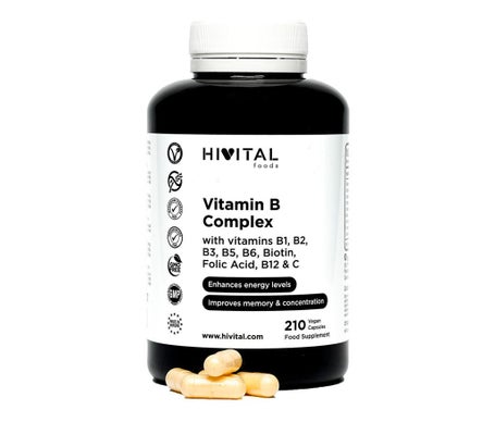 Complexe vitaminique B vital 210 gélules végétaliennes