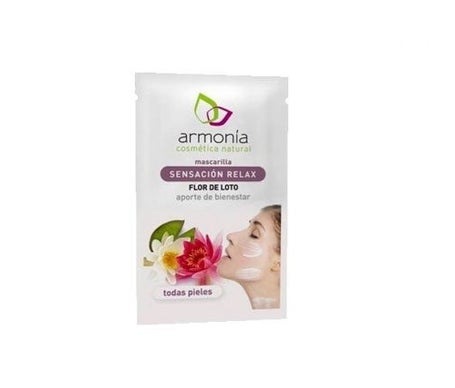 Masque facial Harmony sensation détente fleur de lotus 10g