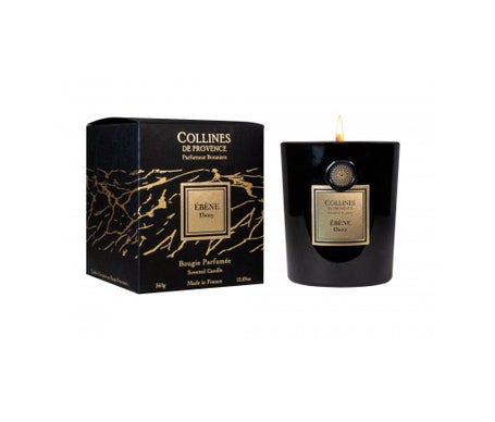 Collines de Provence Bougie Parfumée Ébène 360g