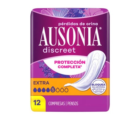 Ausonia Discreet Extra Absorbant Serviettes Hygiéniques 12 Unités