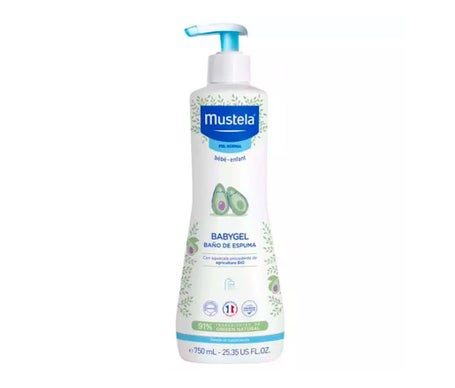 Mustela Babygel Baño Espuma Con Aguacate Bio 750ml