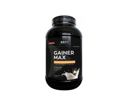 EAFIT-GAINER MAX - Prise de masse Gaine musculaire-Boisson hyperglucidique-Vanille Intense-Un apport de glucide,de vitamines pour le sport pour la prise de poids-Shaker proteine pour la musculation-image