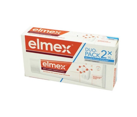 Elmex Dentifrice Anticaries Professionnel 75ml lot de 2