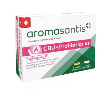 Aromasantis Cbu + Probiotiques 24+6caps