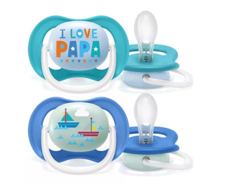 Philips Avent Kit Sucette Ultra Air +18m Neutre 2uts