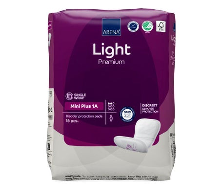 Abena Light Premium Protections Anatomiques Mini Plus 1A 16uts