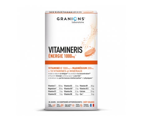 Granions Vitamineris Energie 1000mg 30 Comprimés