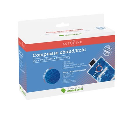 Marque Verte Actikine Compresse Chaud Froid Bille Dos 1ut