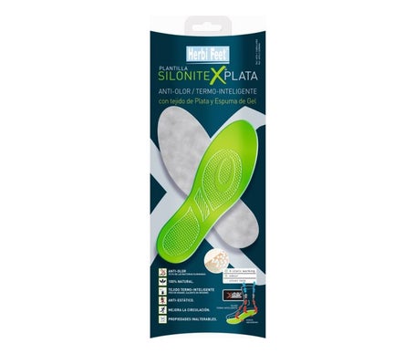 Plantillas Herbi Feet Silonitex Plata Señora *