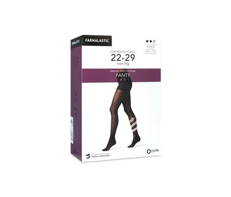 Farmalastic Panty (E-T) Compression Normale Noir TL