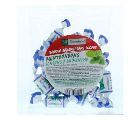 Damhert Nutrition Sans Sucre Menthe Caramel 100g