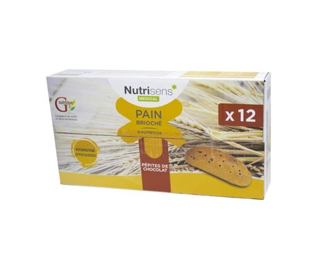 Nutrisens G-Nutrición Pain Brioché Pépites de Chocolat 12uts