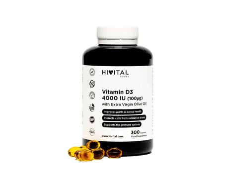 Vitamine D3 vitale 4000 UI 300 billes