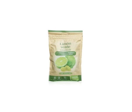 Santé Verte Bonbons Citron Vert avec Vitamine C Bio 35g