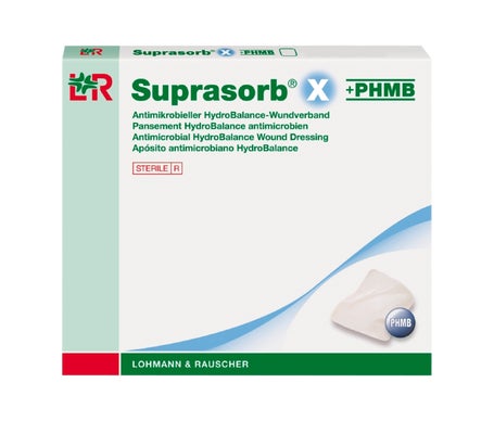 Suprasorb X + PHMB Pansement 9x9cm 5uts