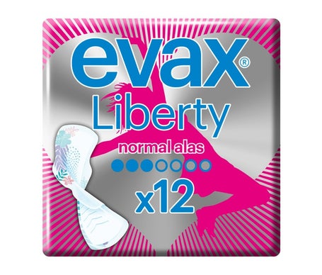 Evax Liberty coussinets normaux avec ailes 12 coussinets