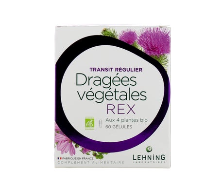 Lehning Dragées Végétales Rex 60 Gélules