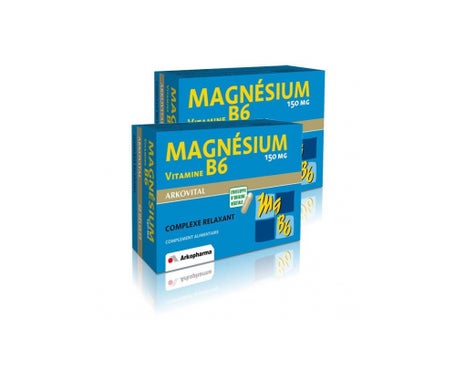 Arkopharma Magnésium et Vitamine B6 2 x 60 gélules