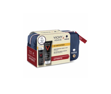 Vichy Homme Kit Anti-Fatigue Gel Douche + Soin Hydratant