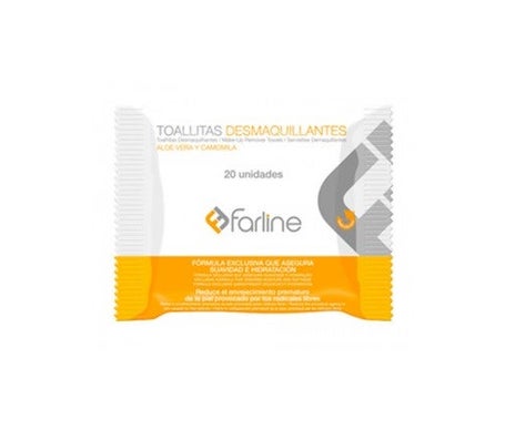 Farline 20uds lingettes démaquillantes