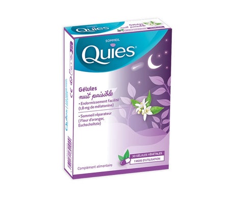 Quies Sommeil Nuit Paisible 30 Gélules