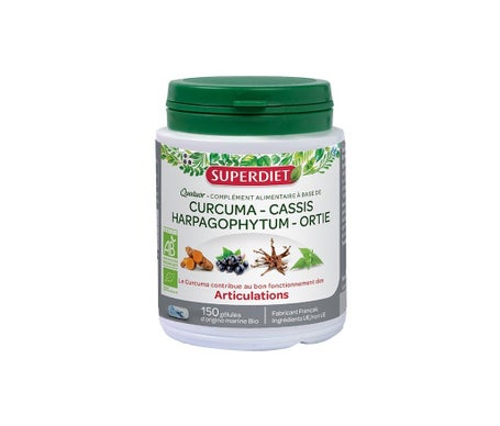 Super Diet Quatuor Curcuma Articulations Bio 150 gélules