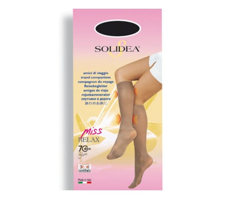 Solidea Miss Relax 70den Sheer Chaussette Ivoire 3/L 1 Paire