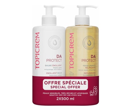 Topicrem DA Protect Pack Baume 500 ml + Huile de Douche 500 ml
