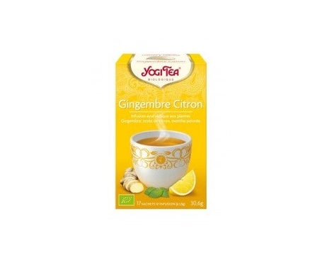 Yogi Tea Infusion Ayurvédique Gingembre Citron 17 sachets