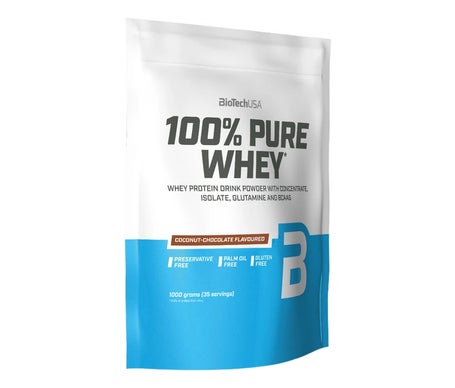 Biotechusa 100% Pure Whey 1000 Gr GoÃ»Ter Coco-Chocolat-image