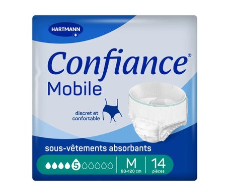 Confiance Mobile Discret Culotte Incontinence TM 5 Gouttes 14uts