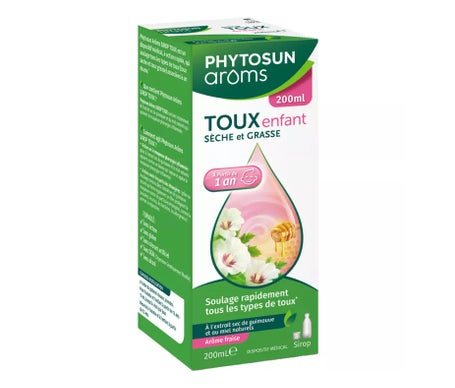 Phytosun Arôms Sirop Enfant Toux Sèche et Grasse 200ml