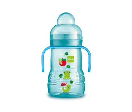 Biberon d'apprentissage Mam Baby Bleu 220ml