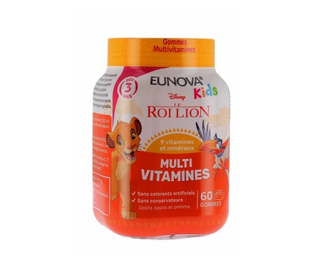 Eunova Kids Multi Vitamines Le Roi Lion 60 Gommes
