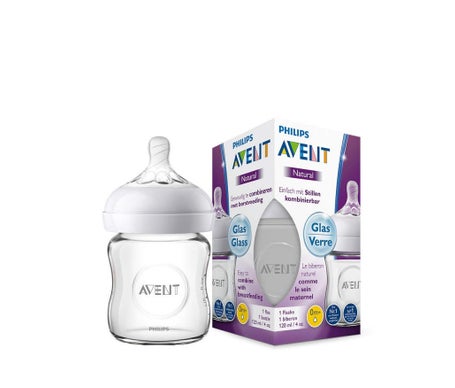 Avent Bouteille en verre naturel 120ml