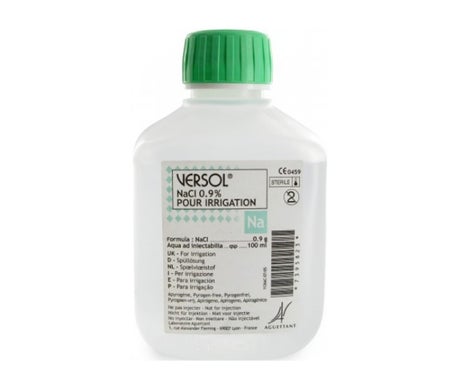 Aguettant Versol NaCl Sérum Physiologique pour Irrigation 500ml