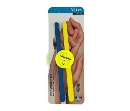 Vitry Lime Manucure Bois 17cm 6 Unités