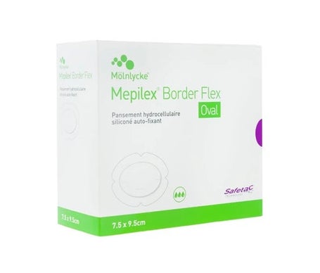 Mepilex Bord Flex Em 10X20Cm 10