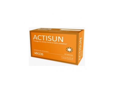Vecos Nucoceutical Actisun 60 Cápsulas