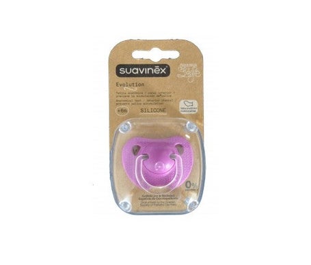 Suavinex™ Evolution chupete silicona +6 meses 1ud