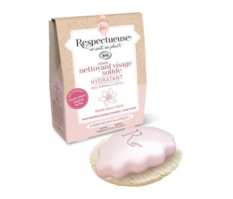Respectueuse Kit Limpiador Facial Sólido Hidratante + Porta Jab