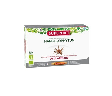 Superdiet Cola de Caballo Harpagophytum Bio 20 Ampollas