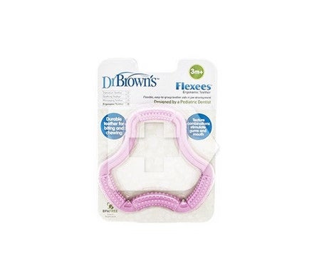 Dr Brown's Biting A-Shaped Pink 1u Dr Brown's Biting A-Shaped Pink 1u