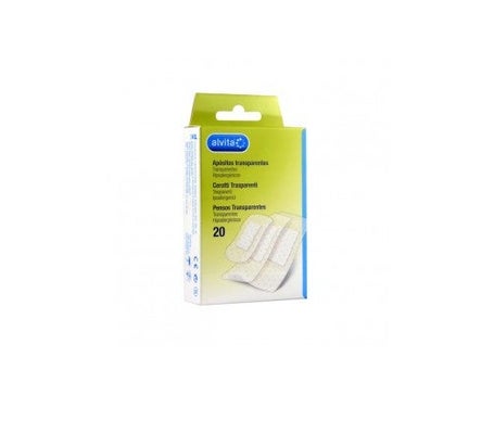 Alvita bandage adhésif transparent 20 pcs