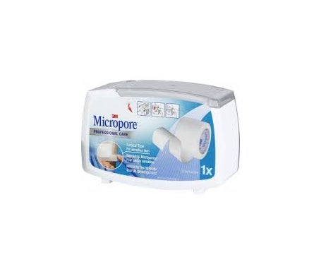 Micropore Esparadrapo Piel Sensible Blanco 2,5cmX5m 1ud