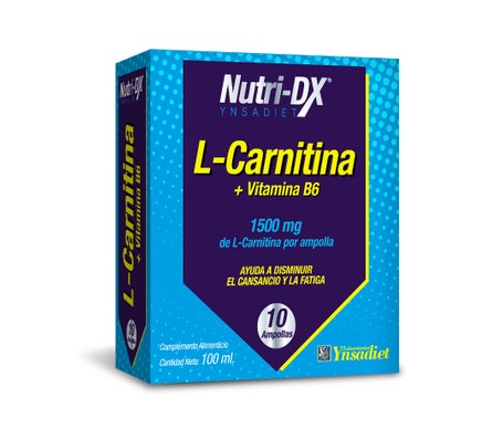 NUTRI DX  L-Carnitina + vitamina B6 10 ampollas