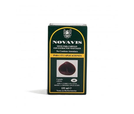 Novavis Soin Colorant Permanent Couleur Châtain Cuivré 4R 120ml