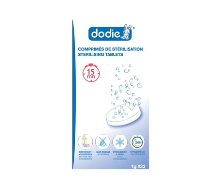 Dodie Comprimés De Stérilisation À Froid 32 Comprimés