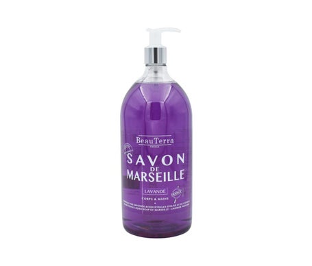 BeauTerra Savon De Marseille Liquide Lavande 1L